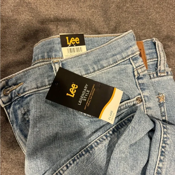 Lee Light Blue Flare Jeans - Picture 4 of 4